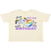 Inktastic Това е моят 5-ти рожден ден еднорог подарък за малко дете или тениска за момиче