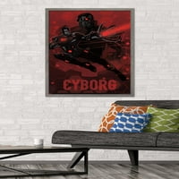 Комикси: Dark Artistic - Cyborg Wall Poster, 22.375 34 Framed