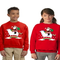 Неудобни стилове грозен Коледа пуловер за момичета момчета деца младежи очарователни Коледа елф костюм суитчър