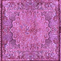 Ahgly Company Indoor Rectangle Persian Purval Traditional Area Cugs, 6 '9'