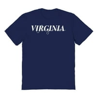 Тениска на памучна тениска на Вирджиния График