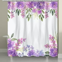 Модна лилава цветна вана за завеси за душ завеси за декор за баня