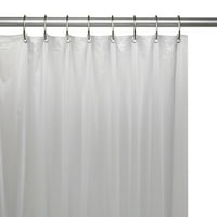 Betterbath Premium винилов облицовка за завеси с претеглени магнити и метални уроци - бяло