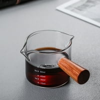 Betterz Coffee Cup творчески здравословна стабилна дървена дръжка Двойна уста мляко чаша чаша кафе за кафе за дома