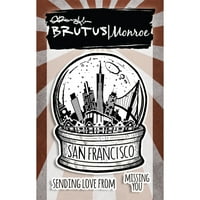 Brutus Monroe Clear Stamps 3 X4 Градски тротоари - Сан Франциско
