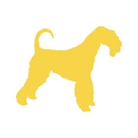 Стикер на Airedale Стикер Decal Die Cut - самозалепващо винил - устойчив на атмосферни влияния - направен в САЩ - много цветове и размери - Bingley Terrier Waterside River Aire куче