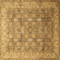 Ahgly Company Indoor Rectangle Персийски кафяви традиционни килими, 6 '9'