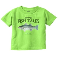 Джил Макфин райета бас рибар малко дете момче момиче тениска бебешко малко дете Бриско Марки 4T