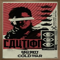Call of Duty: Black Ops Студена война - Плакат за предпазливост на стената, 14.725 22.375