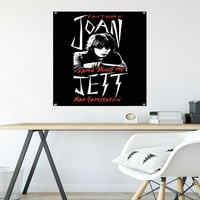 Джоан Джет и The Blackhearts - Плакат за стена на лоша репутация с pushpins, 22.375 34