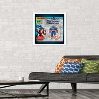 Marvel Toy Vault - Poster на Captain America, 14.725 22.375 Framed