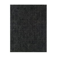 Kane Carpet 15 '15' черна и слонова кост квадратна вълна килим