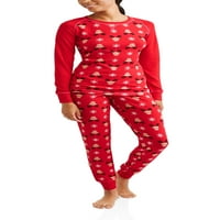 Дамски пуловер Плетен Комплект за сън