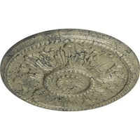 Екена мелница 18 од 3 4 П Единбургски таван медальон, ръчно изрисуван замък камък пращене