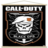 Call of Duty: Black Ops - Плакат за стена с лого с магнитна рамка, 22.375 34
