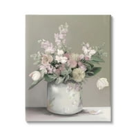 Ступел индустрии вечно цвете букет Асорти цветя шарени ваза живопис галерия увити платно печат стена изкуство, дизайн от Камдон Креации