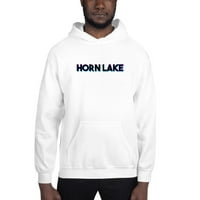 3XL Tri Color Horn Lake Hoodie Pullover Sweatshirt от неопределени подаръци