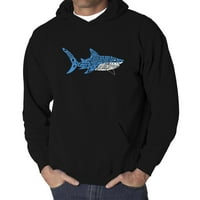 Мъжка дума Арт суитчър с качулка - Татко акула