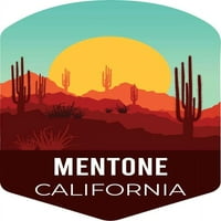 и Р внос Ментоне Калифорния сувенир винил Декал стикер Кактус пустиня дизайн