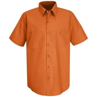 Red Kap® за индустриална работна риза за къси ръкави